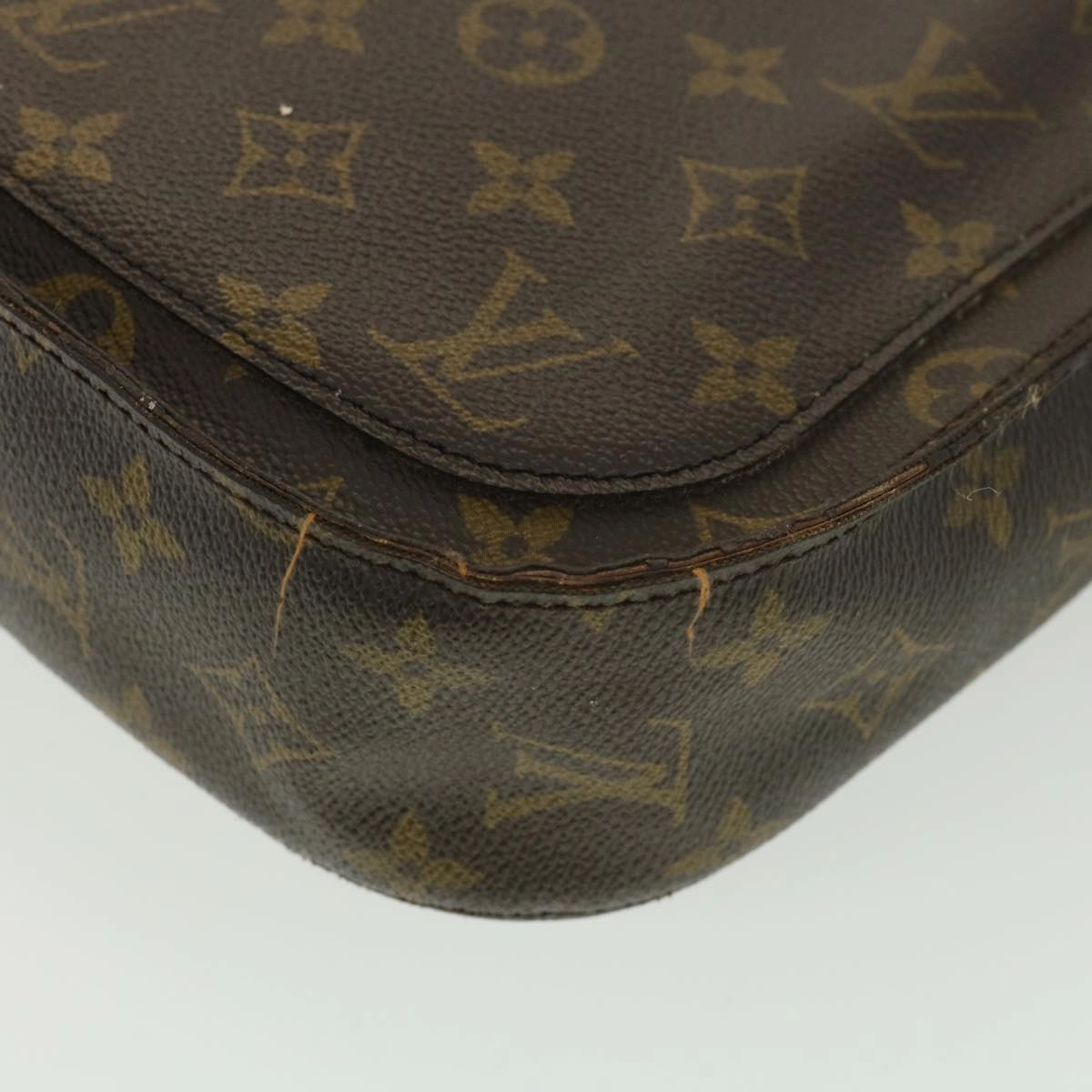 LOUIS VUITTON Monogram Saint Cloud GM Shoulder Bag M51242 LV tb574