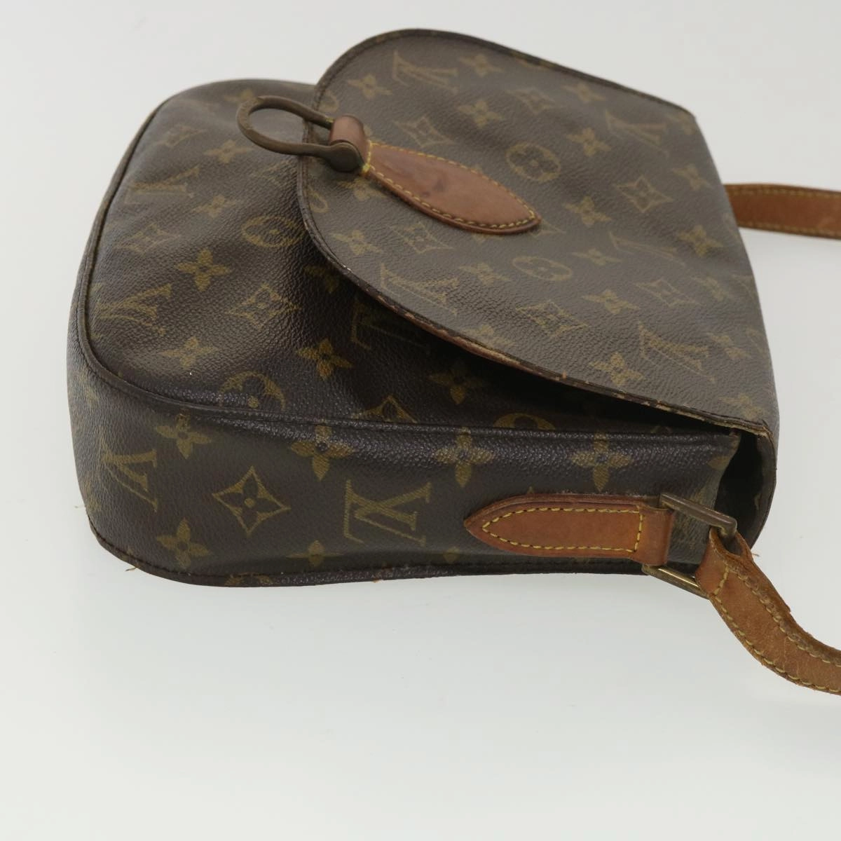 LOUIS VUITTON Monogram Saint Cloud GM Shoulder Bag M51242 LV tb574