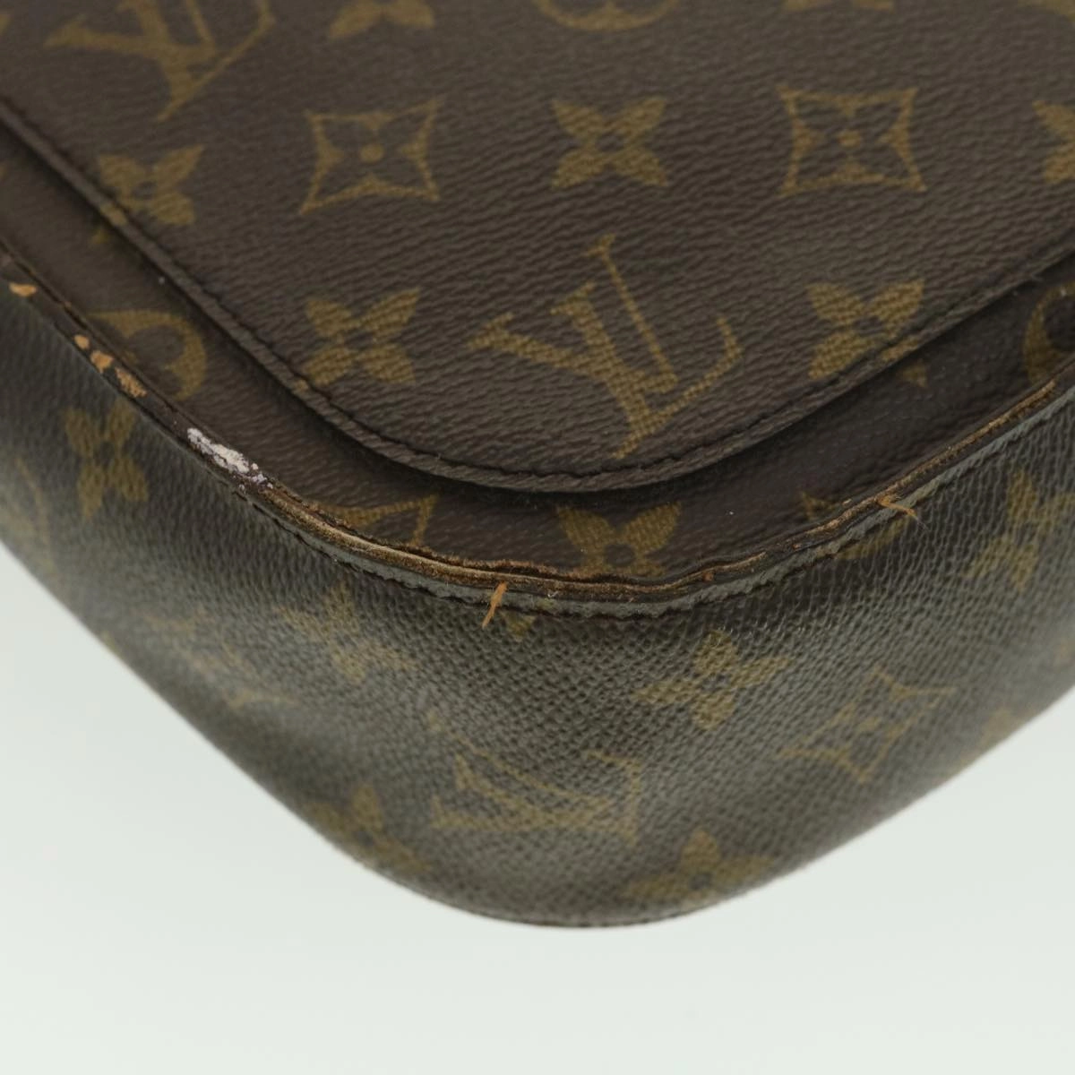 LOUIS VUITTON Monogram Saint Cloud GM Shoulder Bag M51242 LV tb574