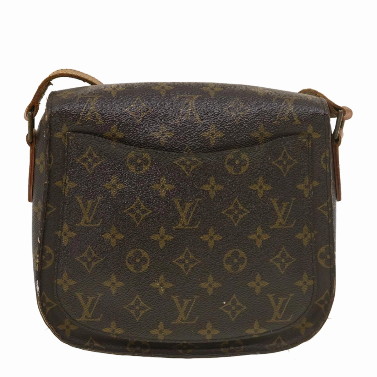 LOUIS VUITTON Monogram Saint Cloud GM Shoulder Bag M51242 LV tb574