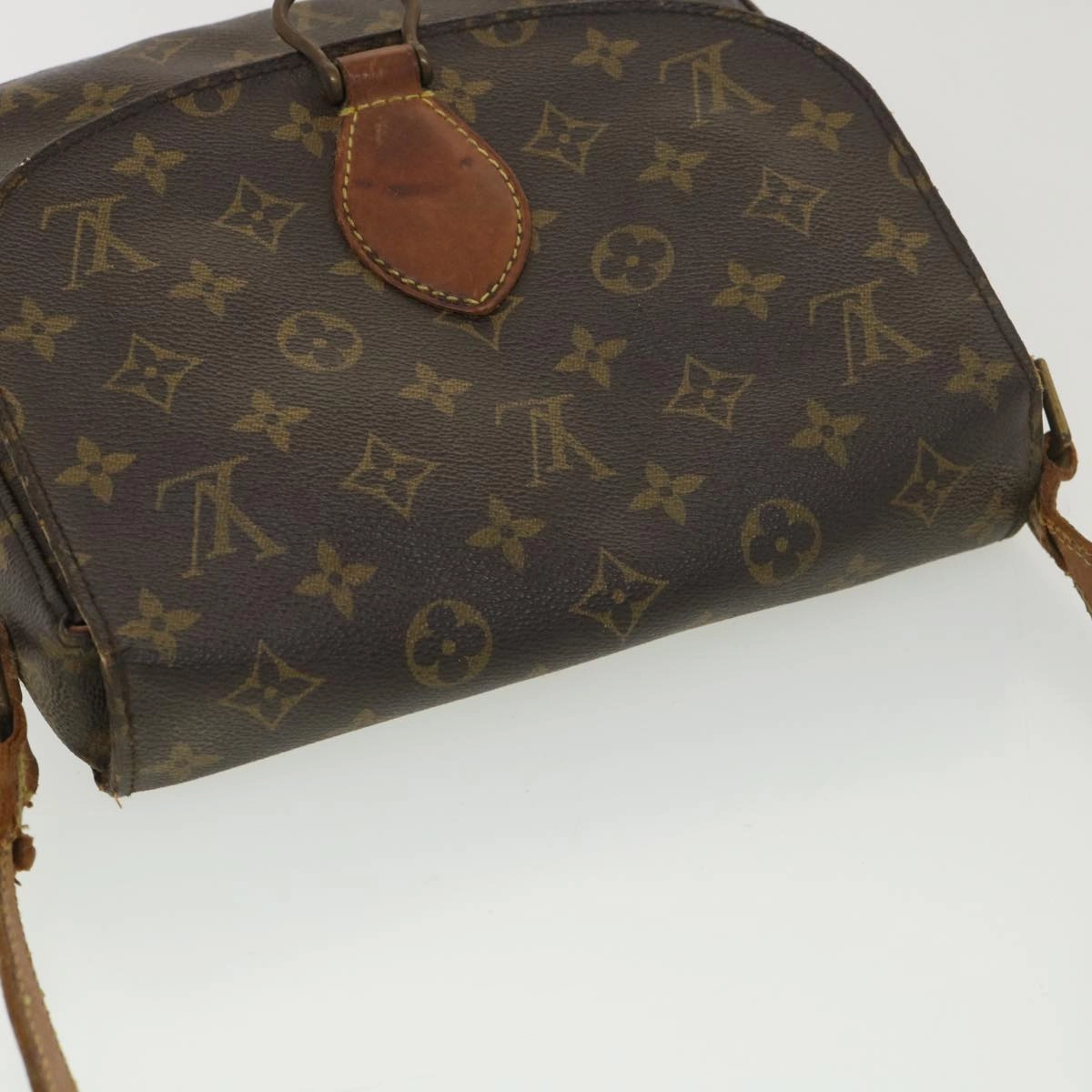 LOUIS VUITTON Monogram Saint Cloud GM Shoulder Bag M51242 LV tb574
