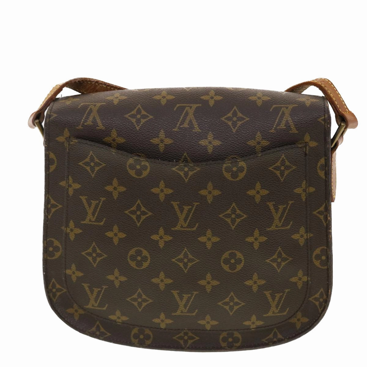 LOUIS VUITTON Monogram Saint Cloud GM Shoulder Bag M51242 LV yk6377