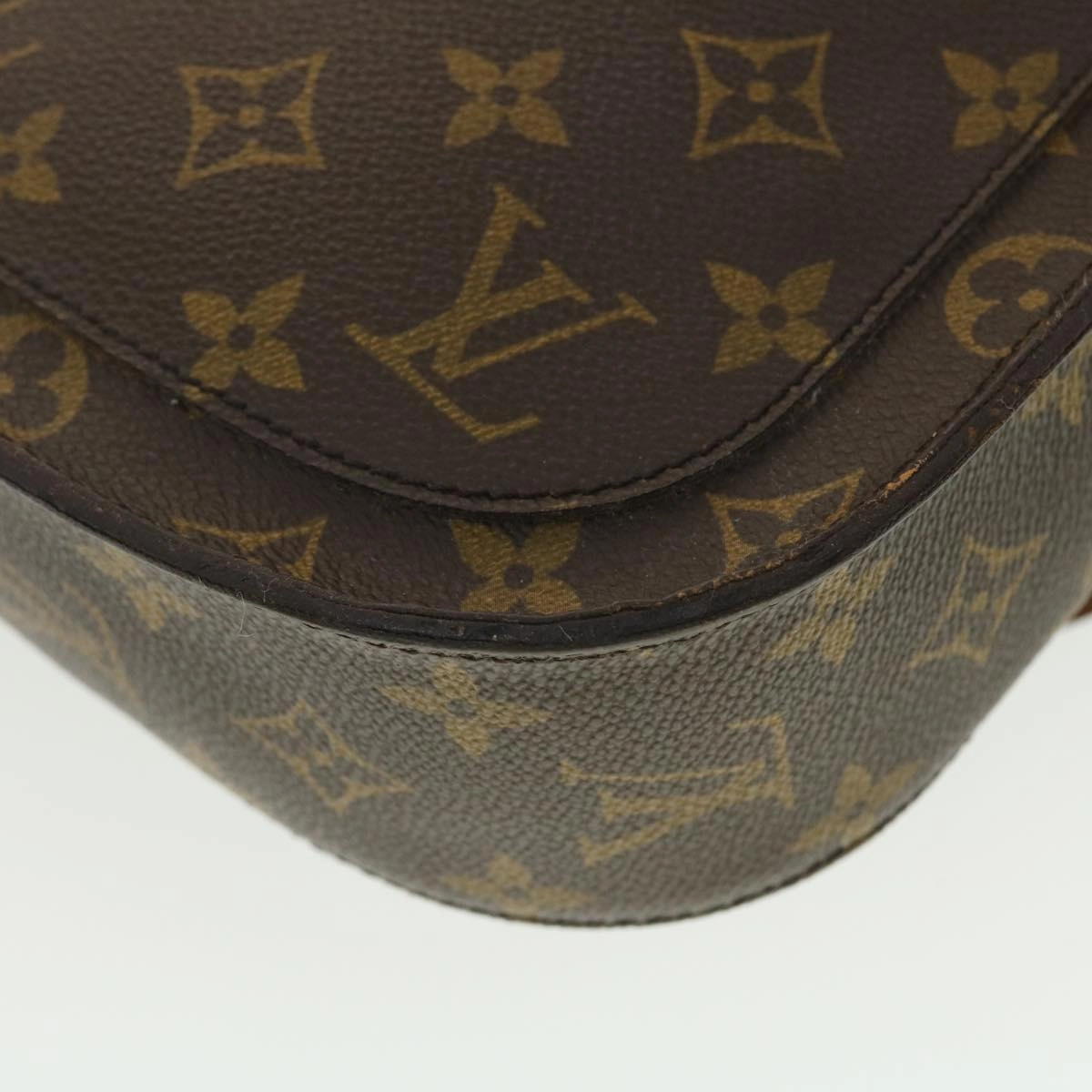 LOUIS VUITTON Monogram Saint Cloud GM Shoulder Bag M51242 LV yk6377