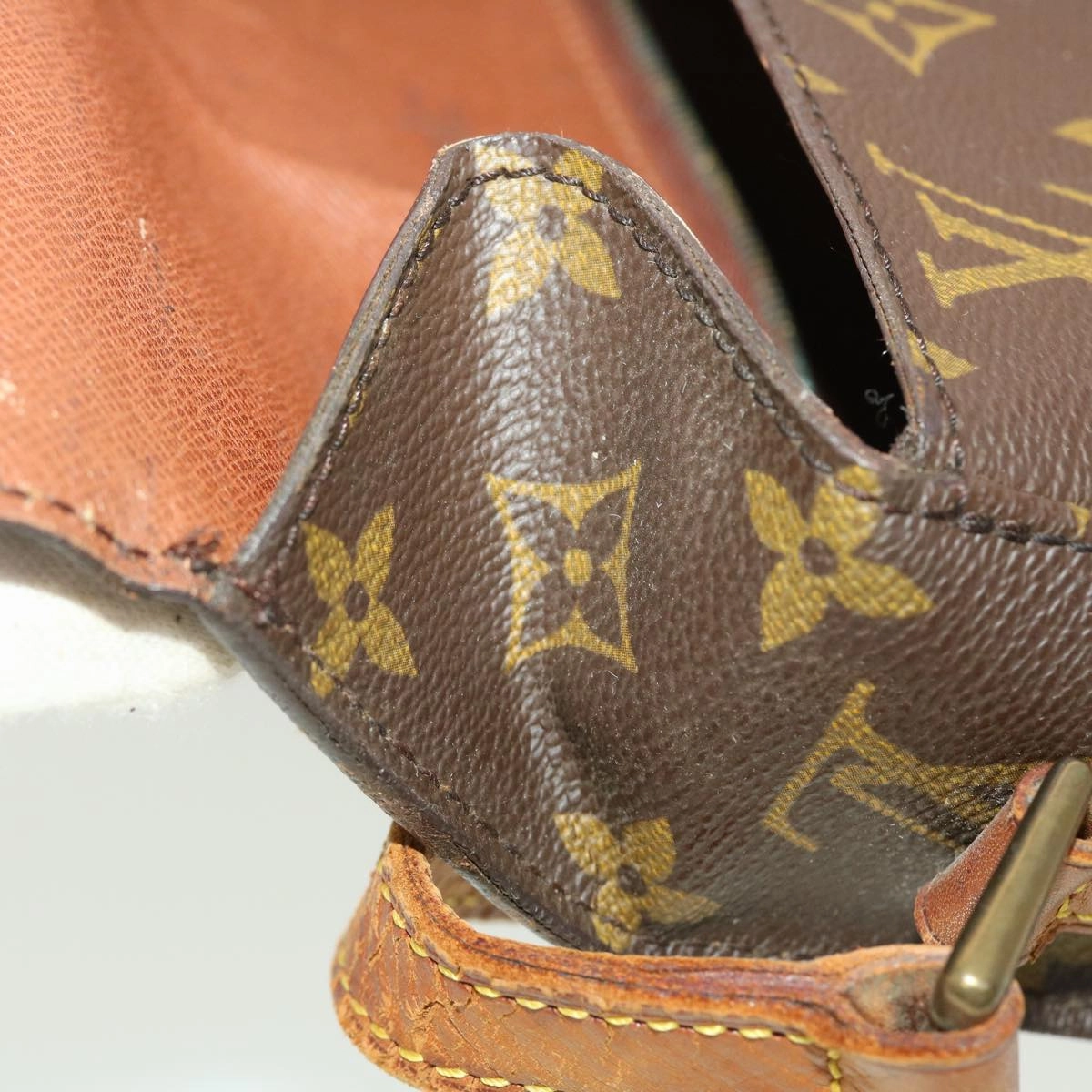 LOUIS VUITTON Monogram Saint Cloud GM Shoulder Bag M51242 LV yk6377