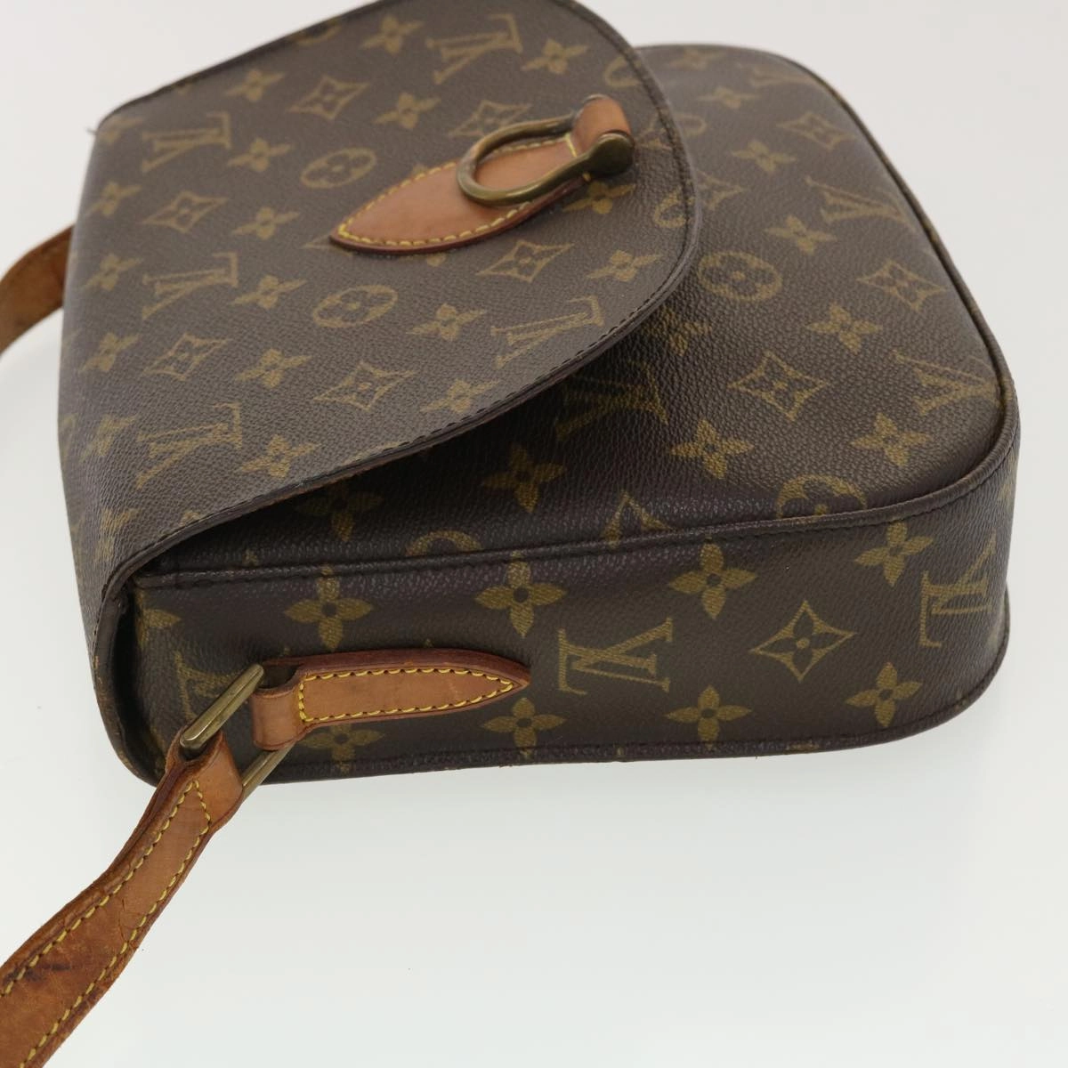 LOUIS VUITTON Monogram Saint Cloud GM Shoulder Bag M51242 LV yk6377