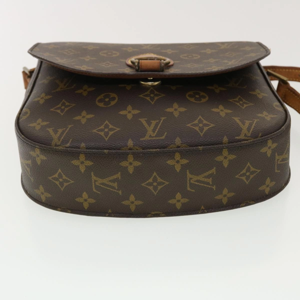 LOUIS VUITTON Monogram Saint Cloud GM Shoulder Bag M51242 LV yk6377
