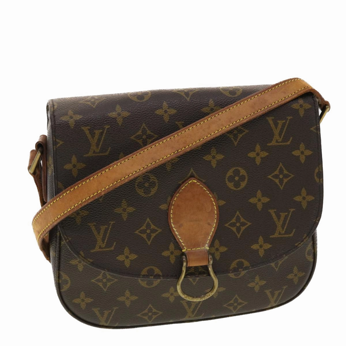 LOUIS VUITTON Monogram Saint Cloud GM Shoulder Bag M51242 LV yk6377