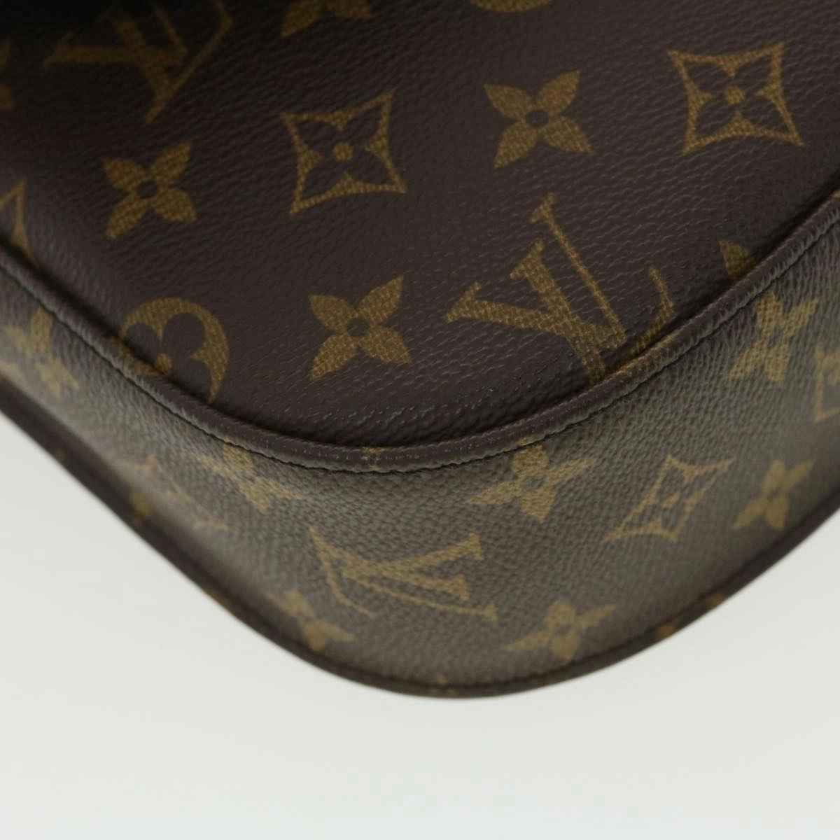LOUIS VUITTON Monogram Saint Cloud GM Shoulder Bag M51242 LV yk6377