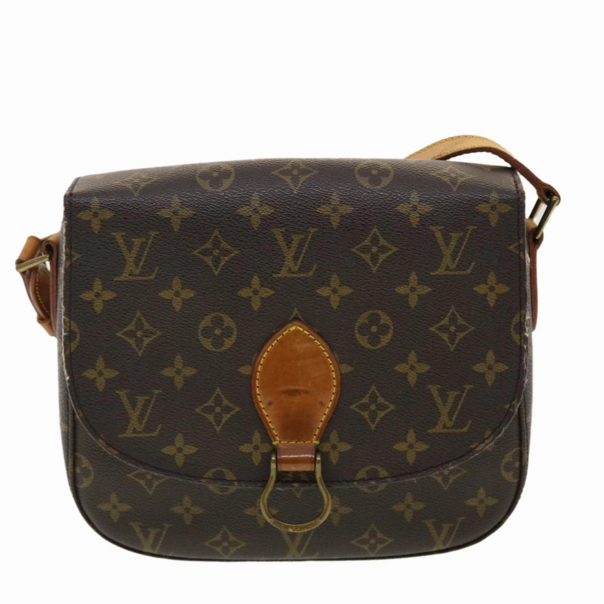LOUIS VUITTON Monogram Saint Cloud GM Shoulder Bag M51242 LV yk6475