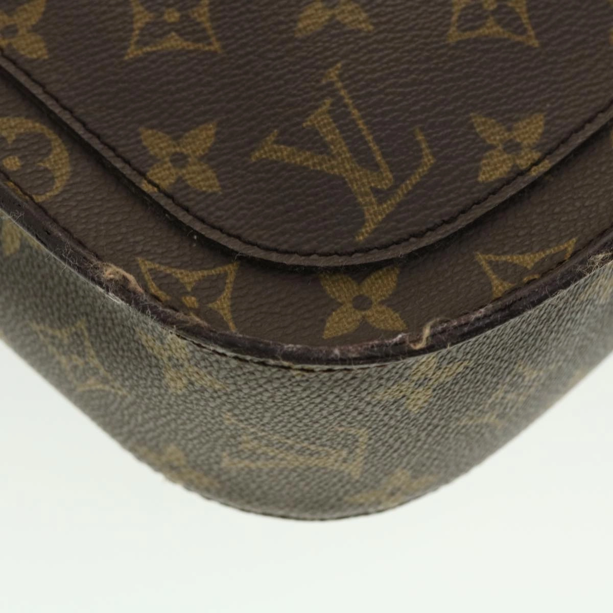 LOUIS VUITTON Monogram Saint Cloud GM Shoulder Bag M51242 LV yk6475