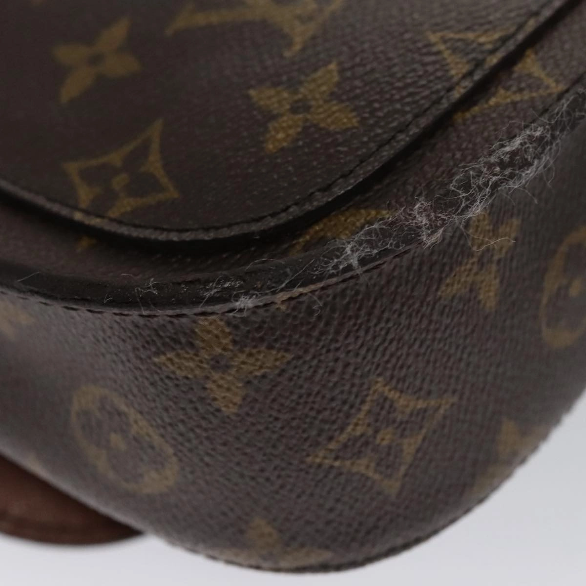 LOUIS VUITTON Monogram Saint Cloud MM Shoulder Bag M51243 LV 107094