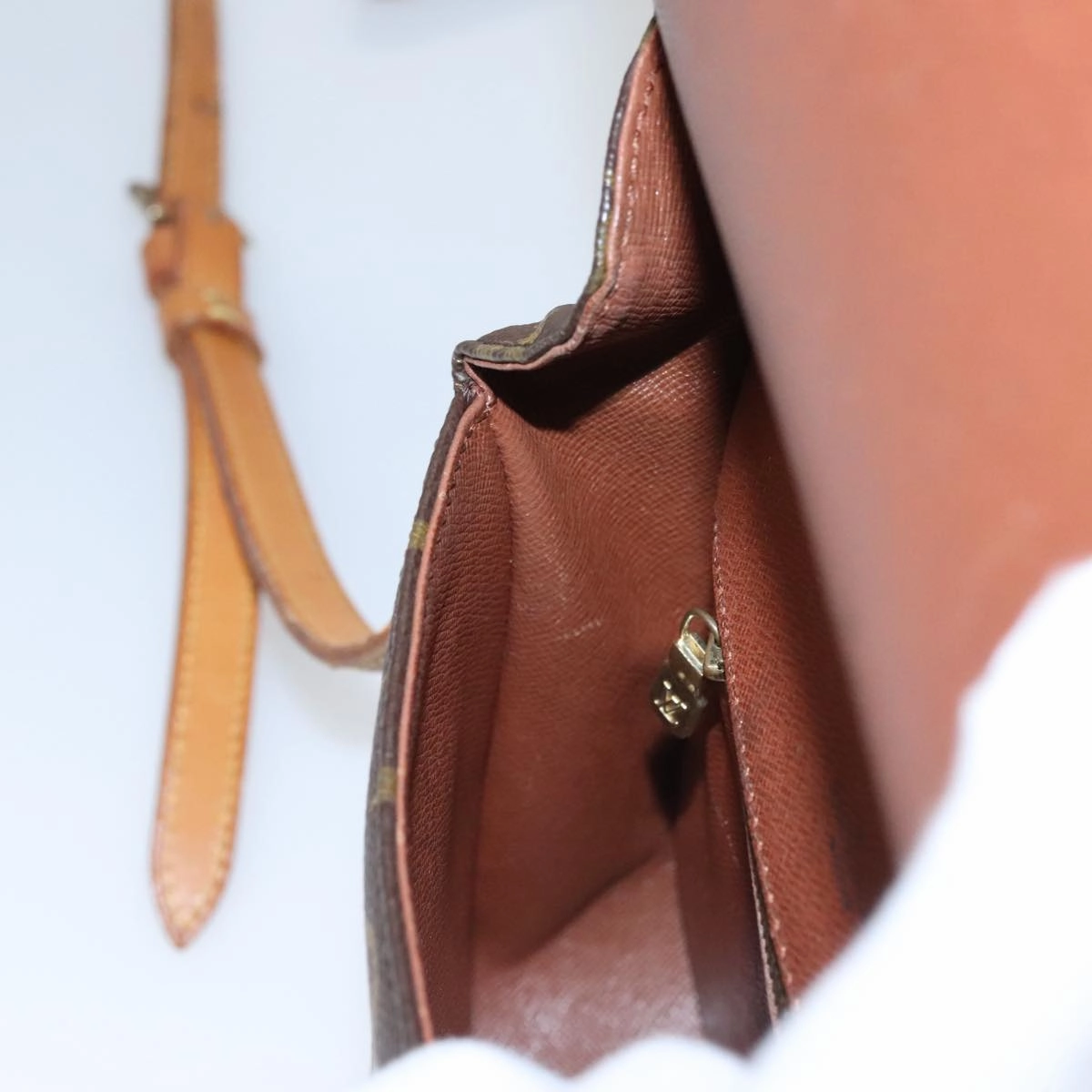LOUIS VUITTON Monogram Saint Cloud MM Shoulder Bag M51243 LV 107094