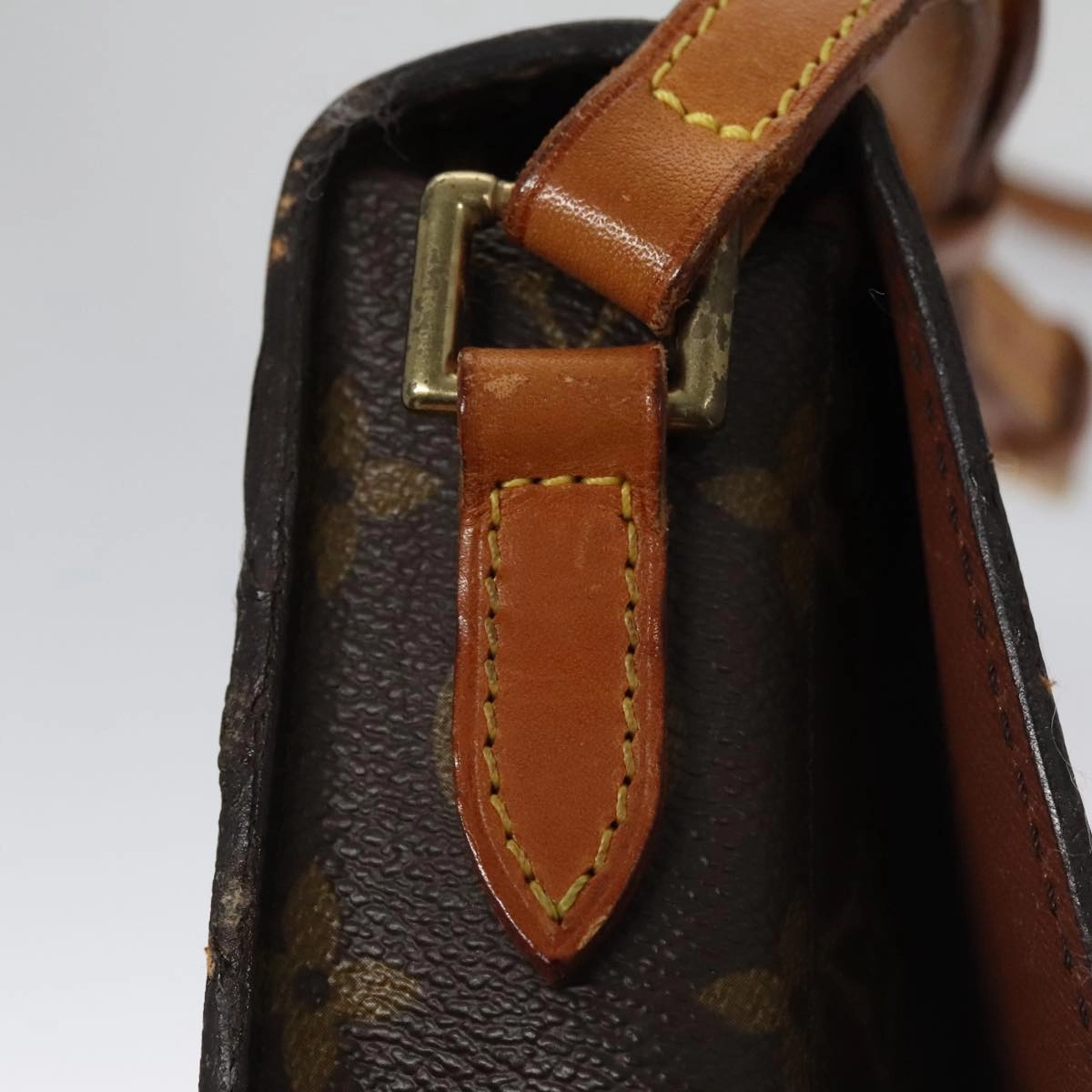 LOUIS VUITTON Monogram Saint Cloud MM Shoulder Bag M51243 LV 107094
