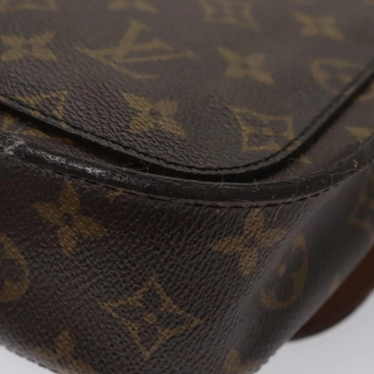 LOUIS VUITTON Monogram Saint Cloud MM Shoulder Bag M51243 LV 107094