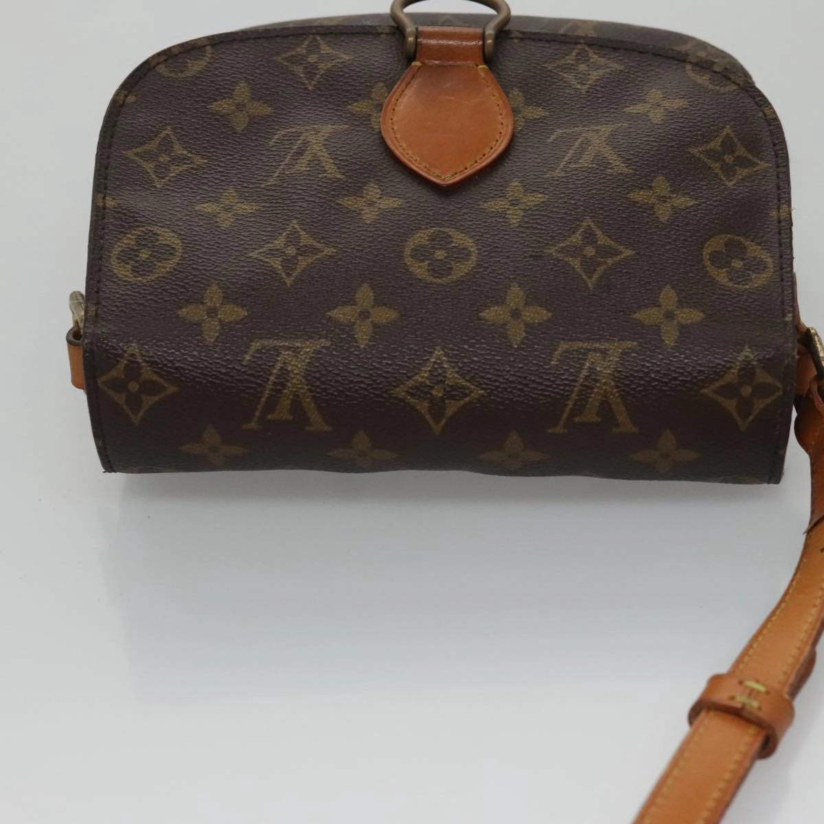 LOUIS VUITTON Monogram Saint Cloud MM Shoulder Bag M51243 LV 107094