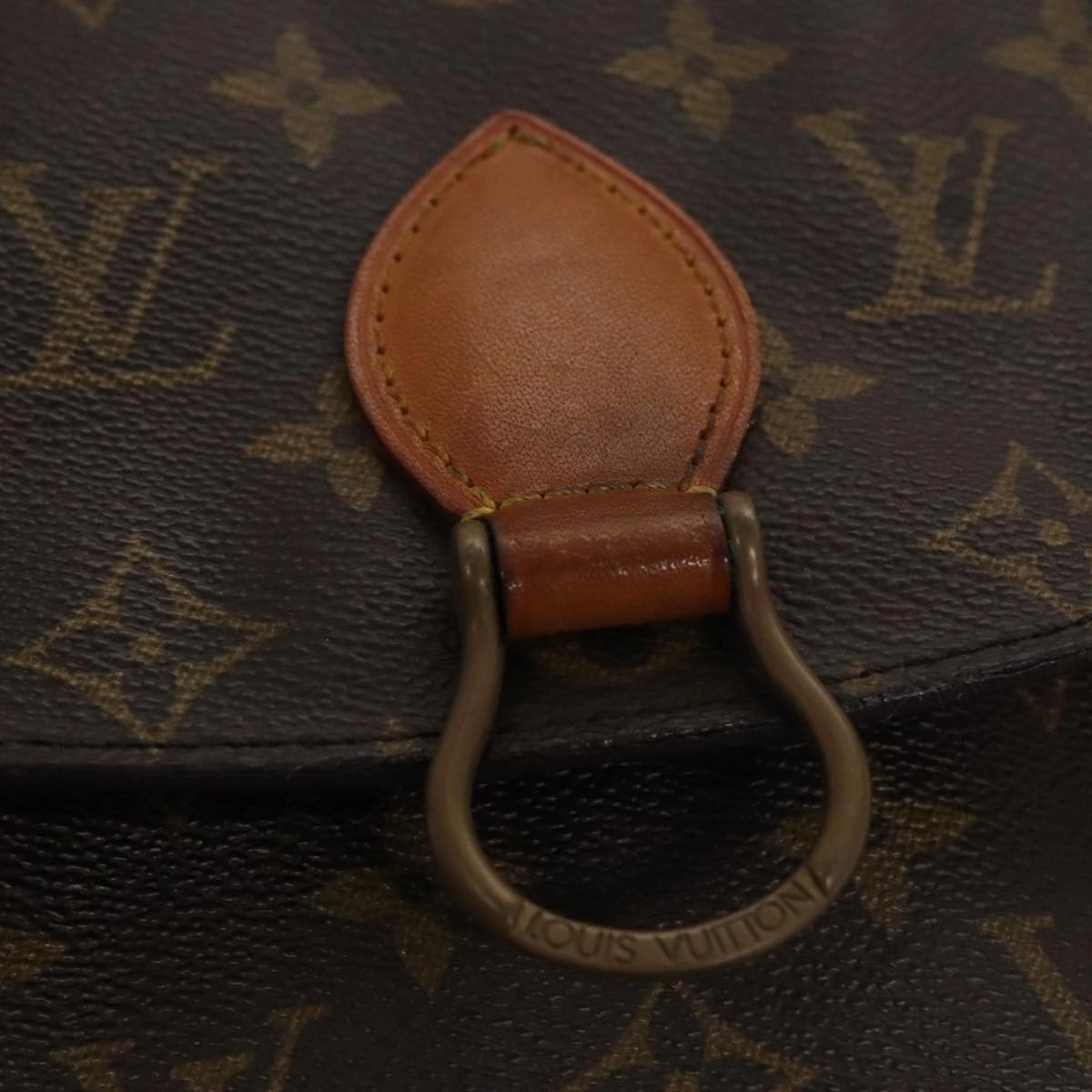 LOUIS VUITTON Monogram Saint Cloud MM Shoulder Bag M51243 LV 107094