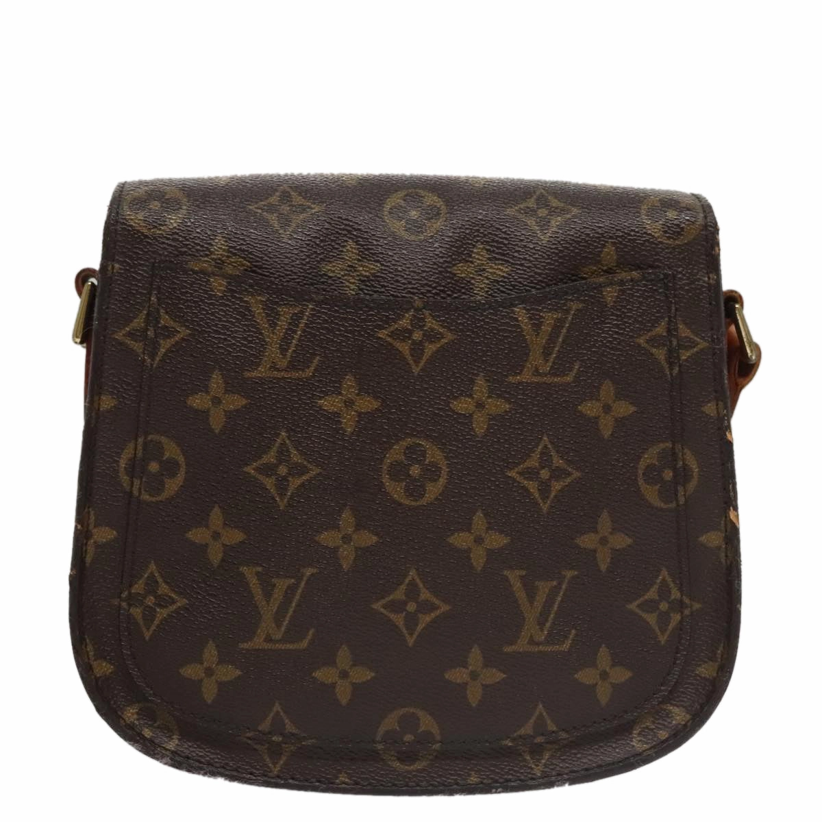 LOUIS VUITTON Monogram Saint Cloud MM Shoulder Bag M51243 LV 107094