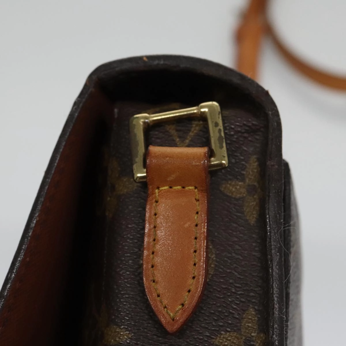LOUIS VUITTON Monogram Saint Cloud MM Shoulder Bag M51243 LV 107094