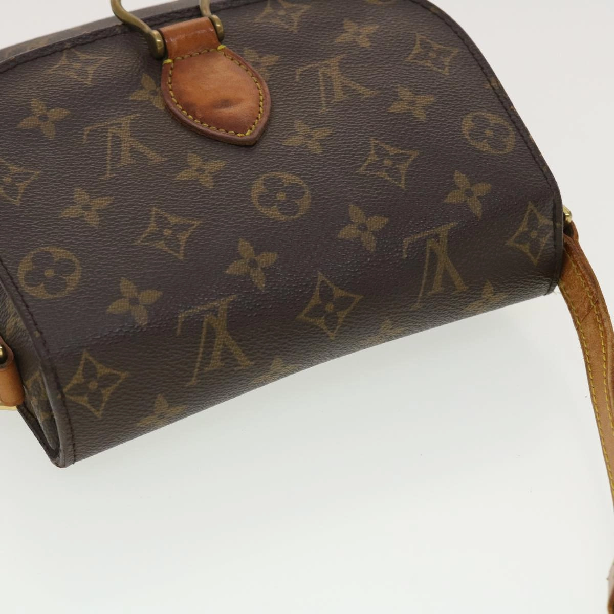 LOUIS VUITTON Monogram Saint Cloud PM Shoulder Bag M51244 LV bs4947