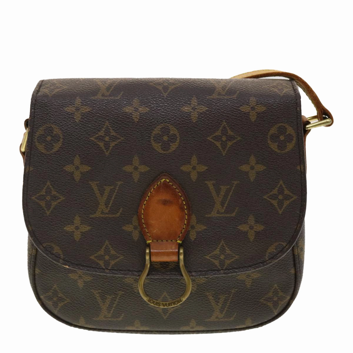 LOUIS VUITTON Monogram Saint Cloud PM Shoulder Bag M51244 LV bs4947