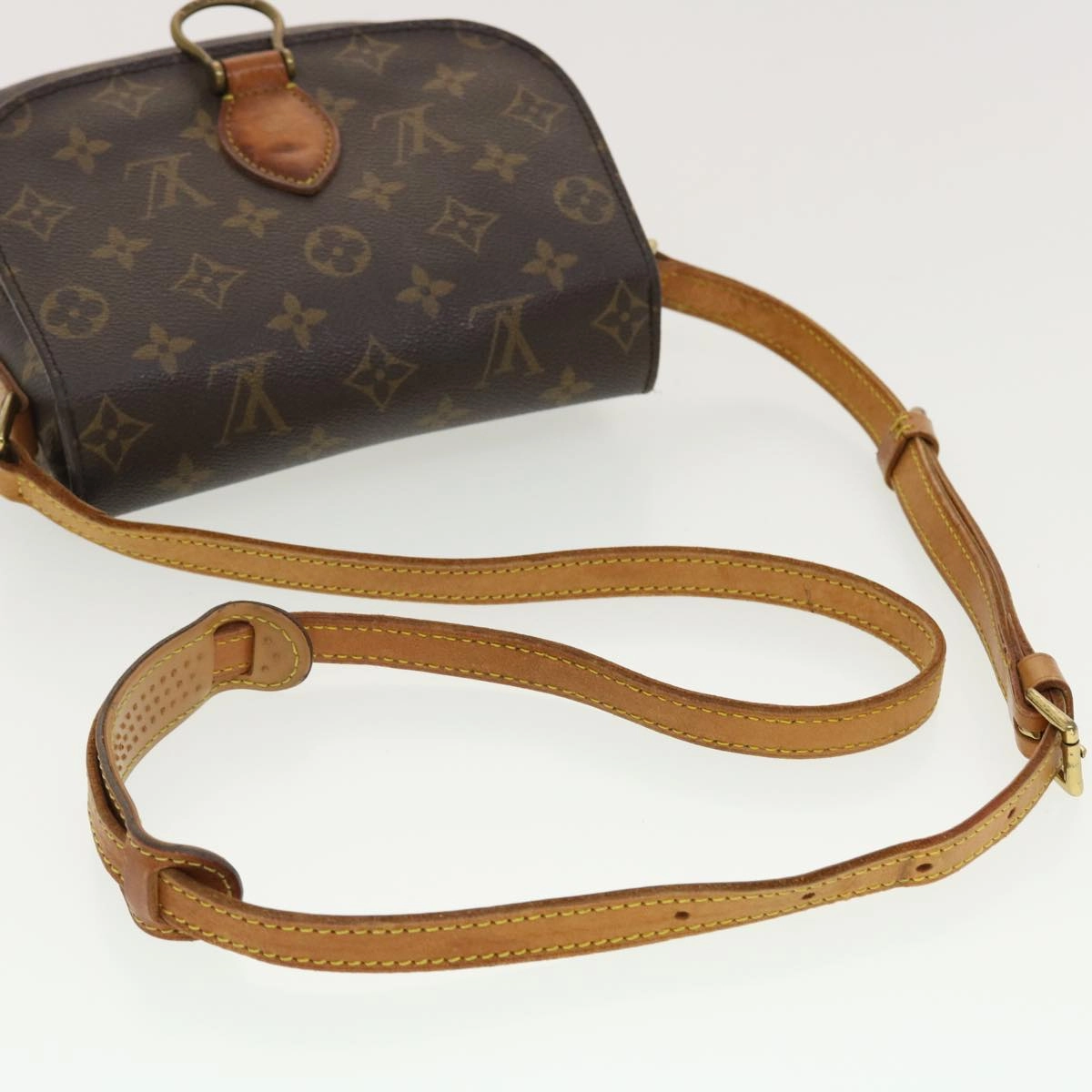 LOUIS VUITTON Monogram Saint Cloud PM Shoulder Bag M51244 LV bs4947