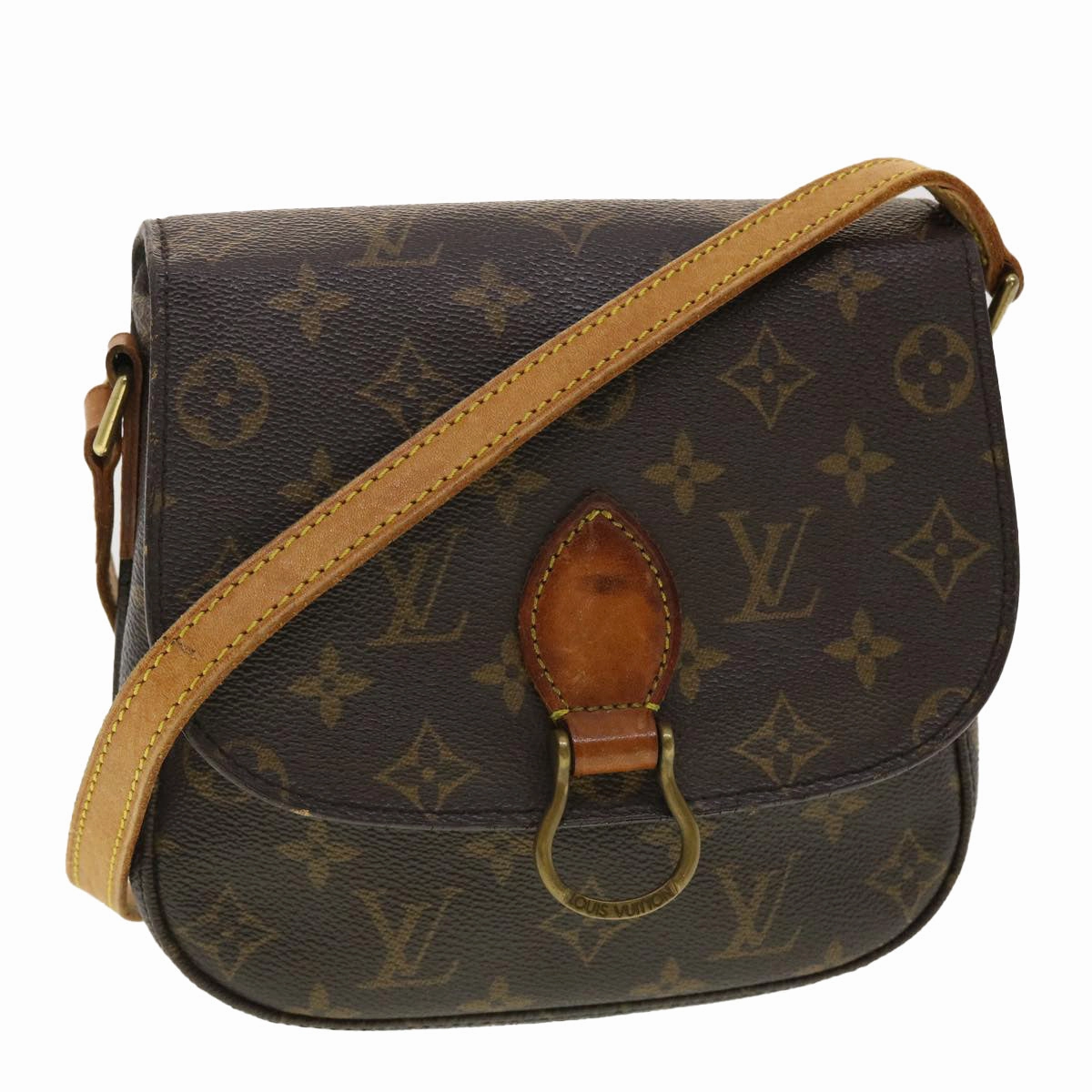 LOUIS VUITTON Monogram Saint Cloud PM Shoulder Bag M51244 LV bs4947