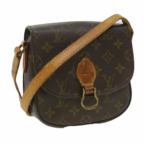 LOUIS VUITTON Monogram Saint Cloud PM Shoulder Bag M51244 LV rd4322