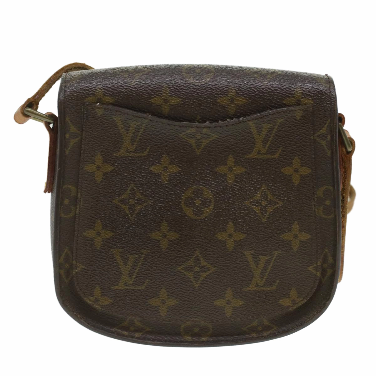 LOUIS VUITTON Monogram Saint Cloud PM Shoulder Bag M51244 LV rd4322