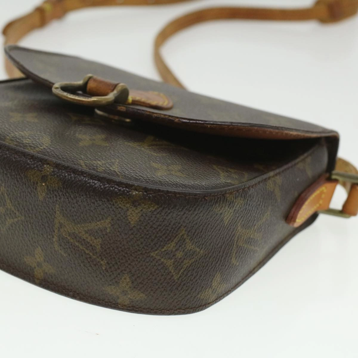LOUIS VUITTON Monogram Saint Cloud PM Shoulder Bag M51244 LV rd4322