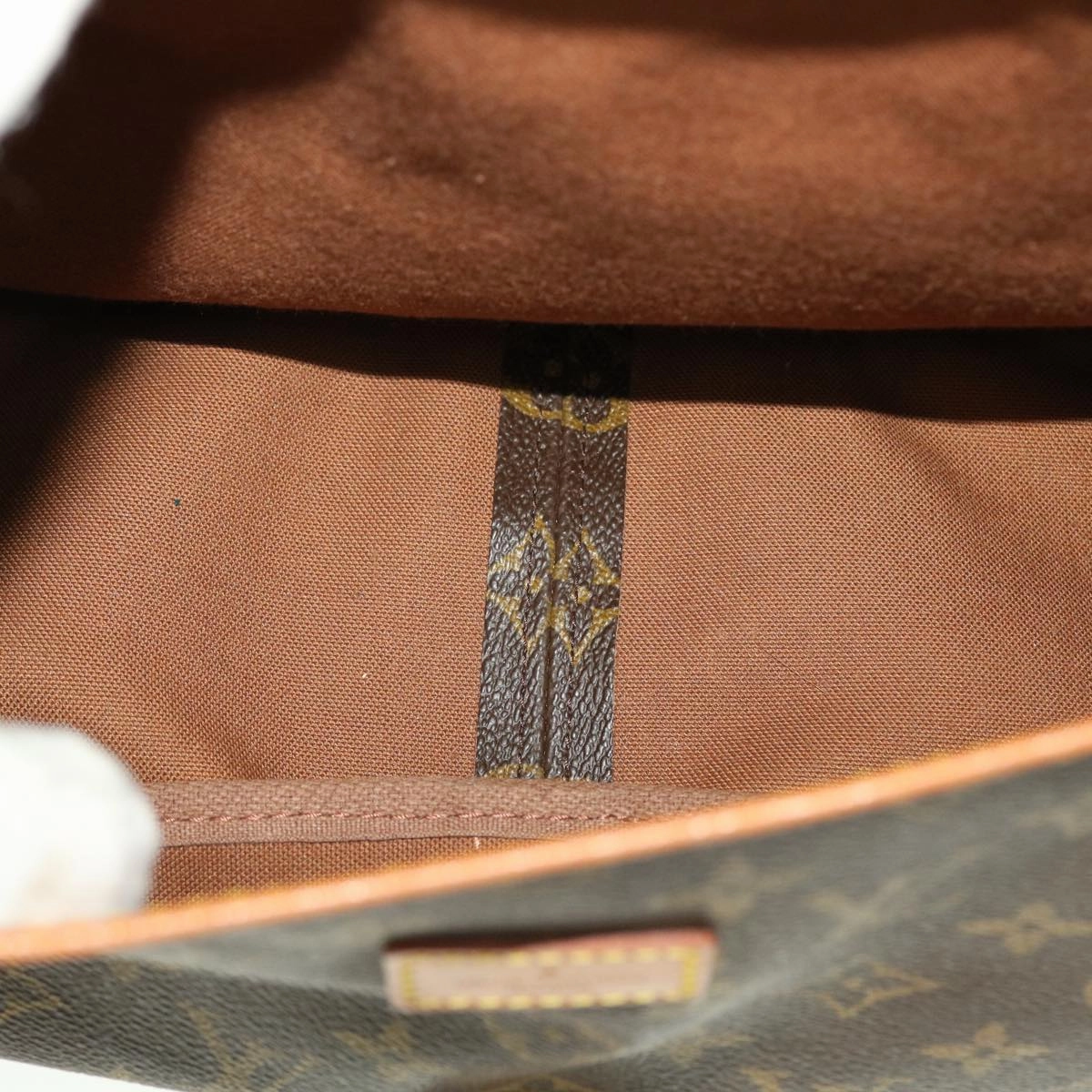 LOUIS VUITTON Monogram Saumur 35 Shoulder Bag M42254 LV 41101