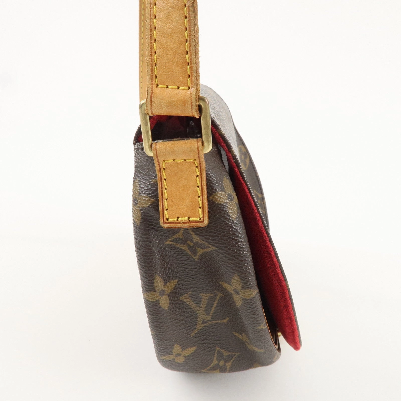 Louis Vuitton Monogram Tamburan Shoulder Bag Brown M51179
