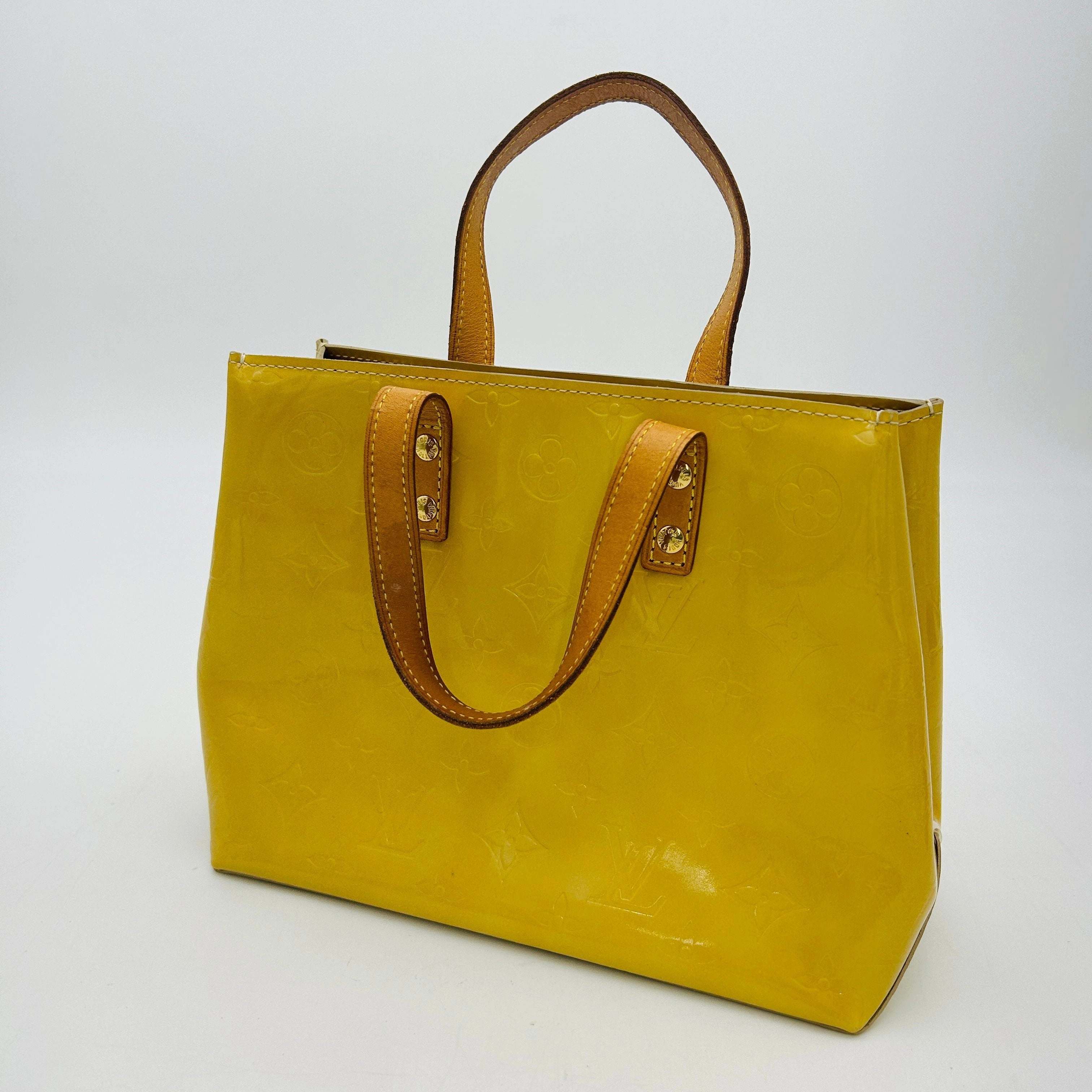 Louis Vuitton Monogram Vernis Colombus Vintage - Yellow Totes, Handbags  B12233TTN4