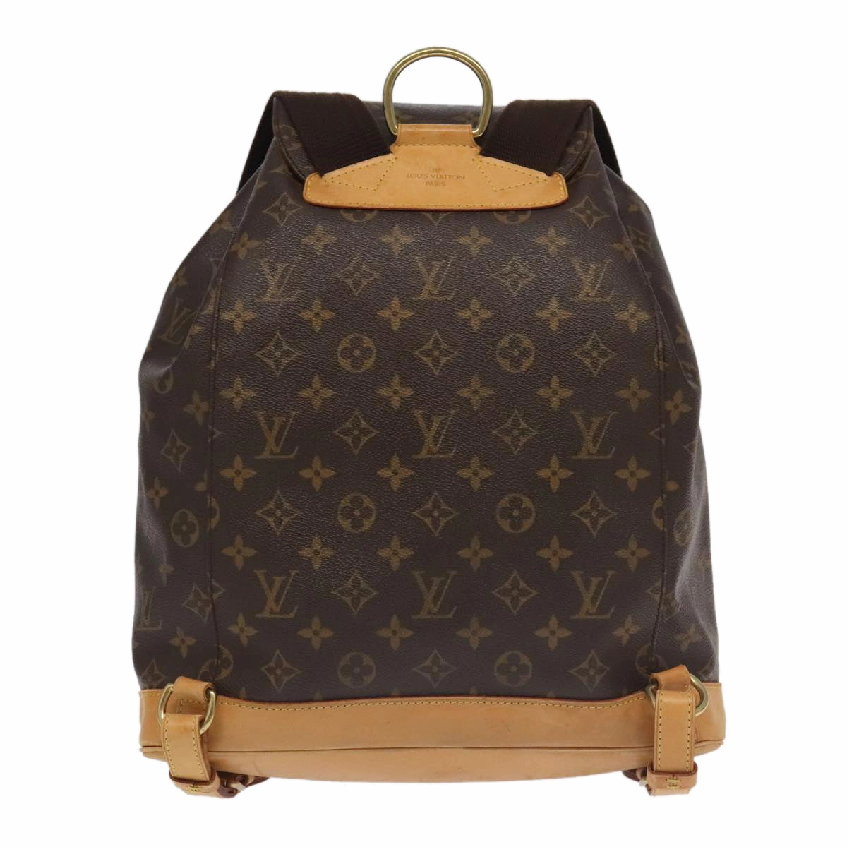 Louis Vuitton Montsouris Brown Canvas Backpack Bag