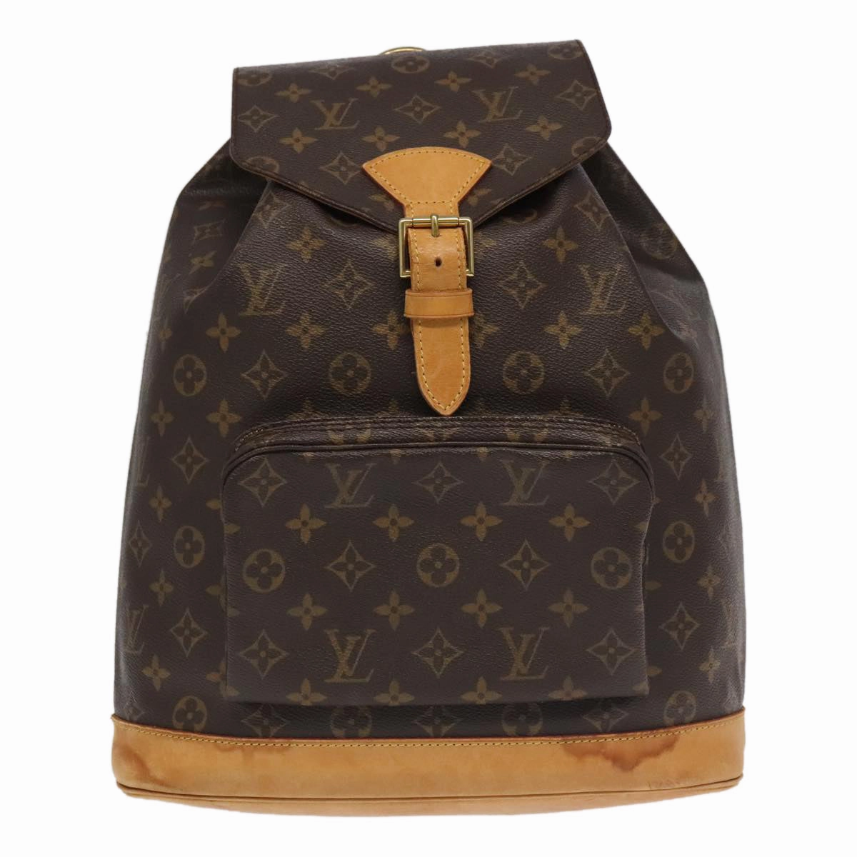 Louis Vuitton Montsouris Brown Canvas Backpack Bag