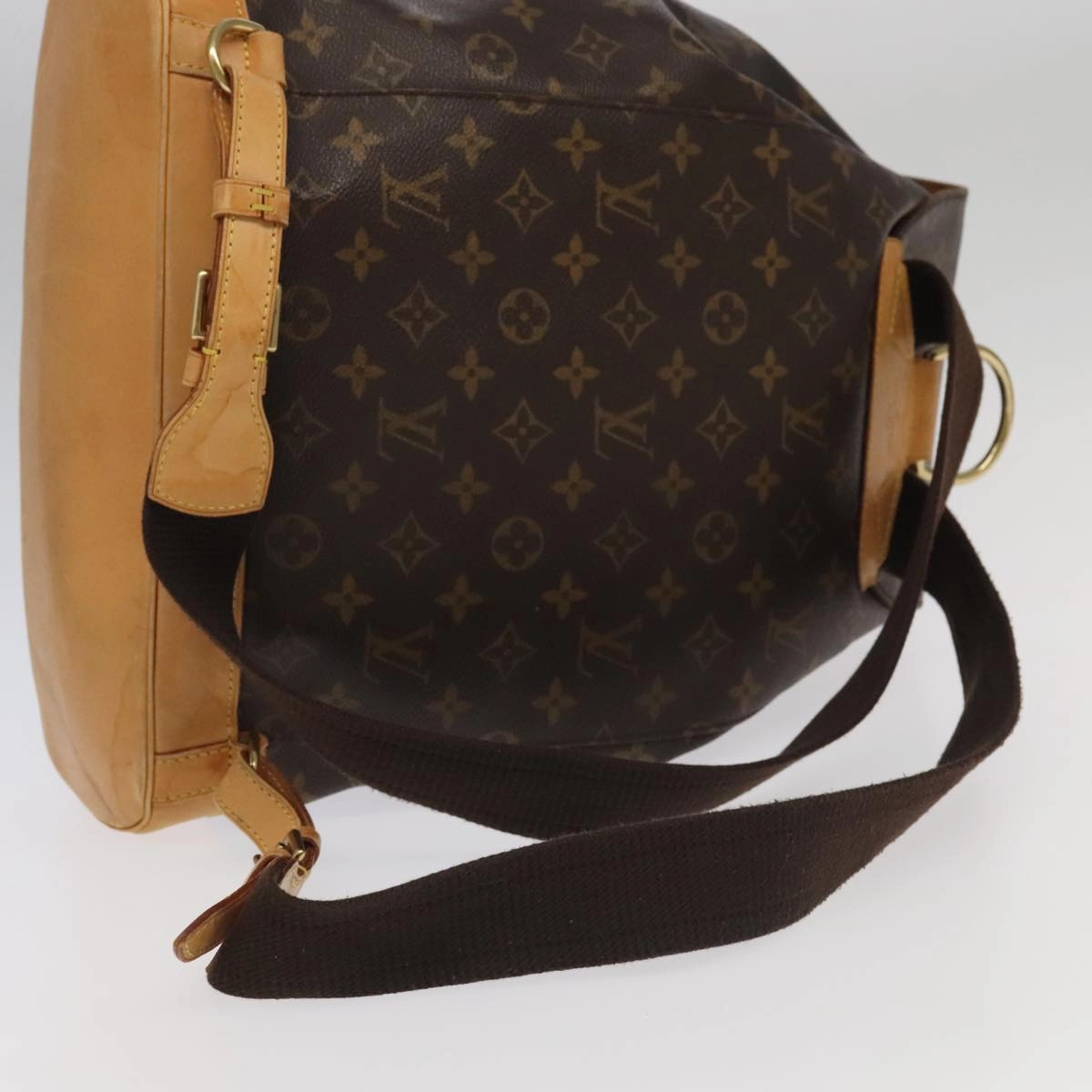 Louis Vuitton Montsouris Brown Canvas Backpack Bag