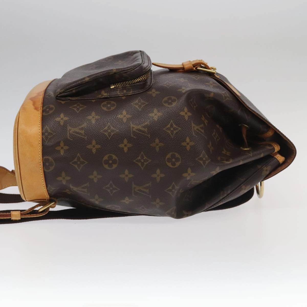 Louis Vuitton Montsouris Brown Canvas Backpack Bag