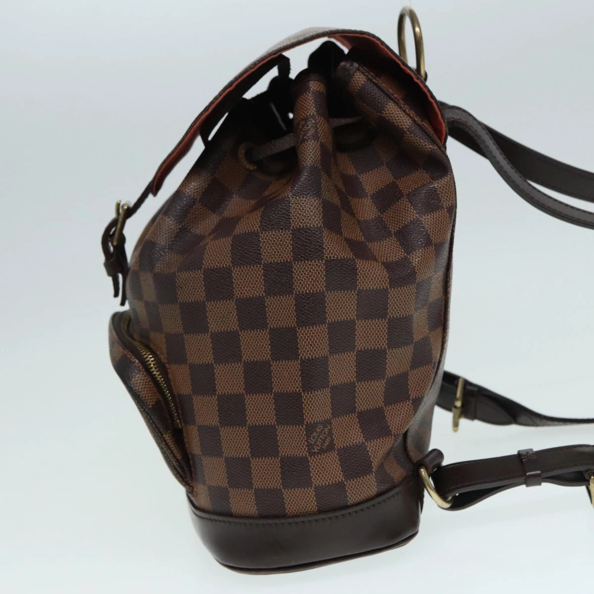 Louis Vuitton Montsouris Brown Canvas Backpack Bag