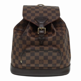 Louis Vuitton Montsouris Brown Canvas Backpack Bag