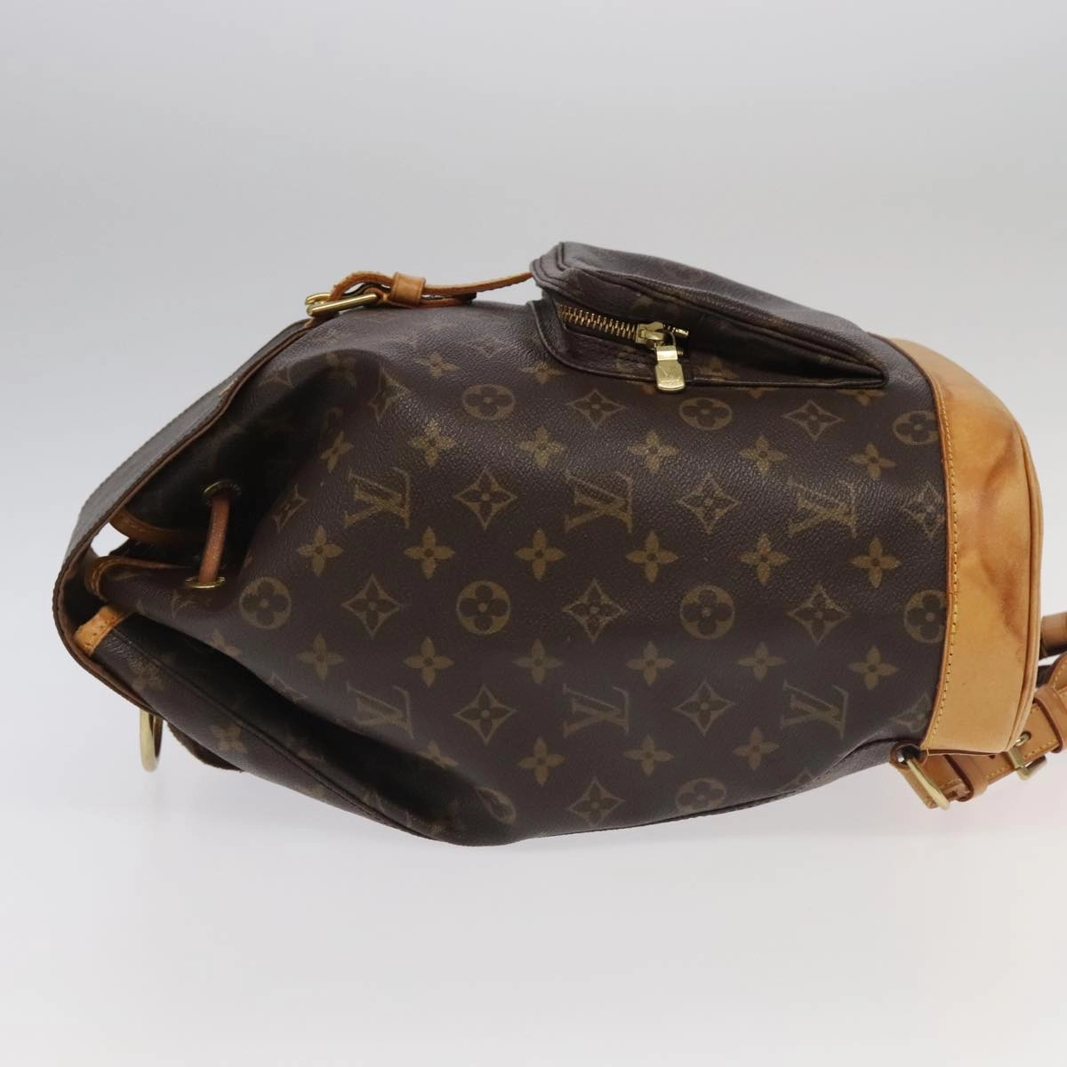 Louis Vuitton Montsouris Brown Canvas Backpack Bag