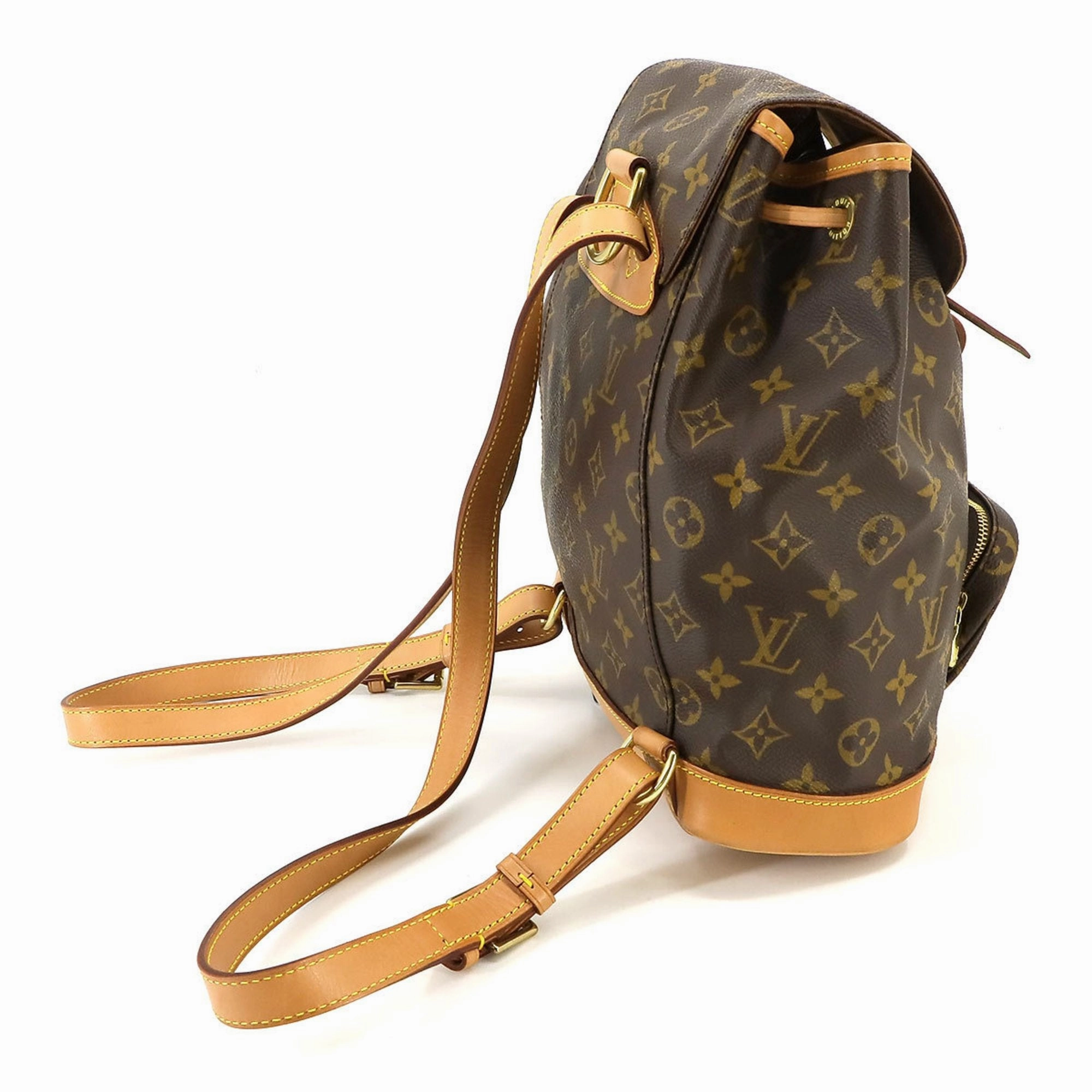 Louis Vuitton Montsouris  Canvas Backpack Bag ()