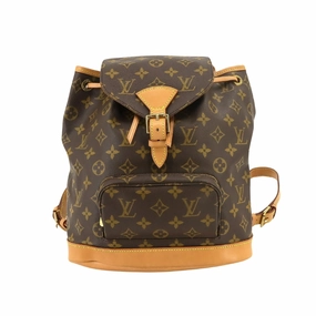 Louis Vuitton Montsouris  Canvas Backpack Bag ()