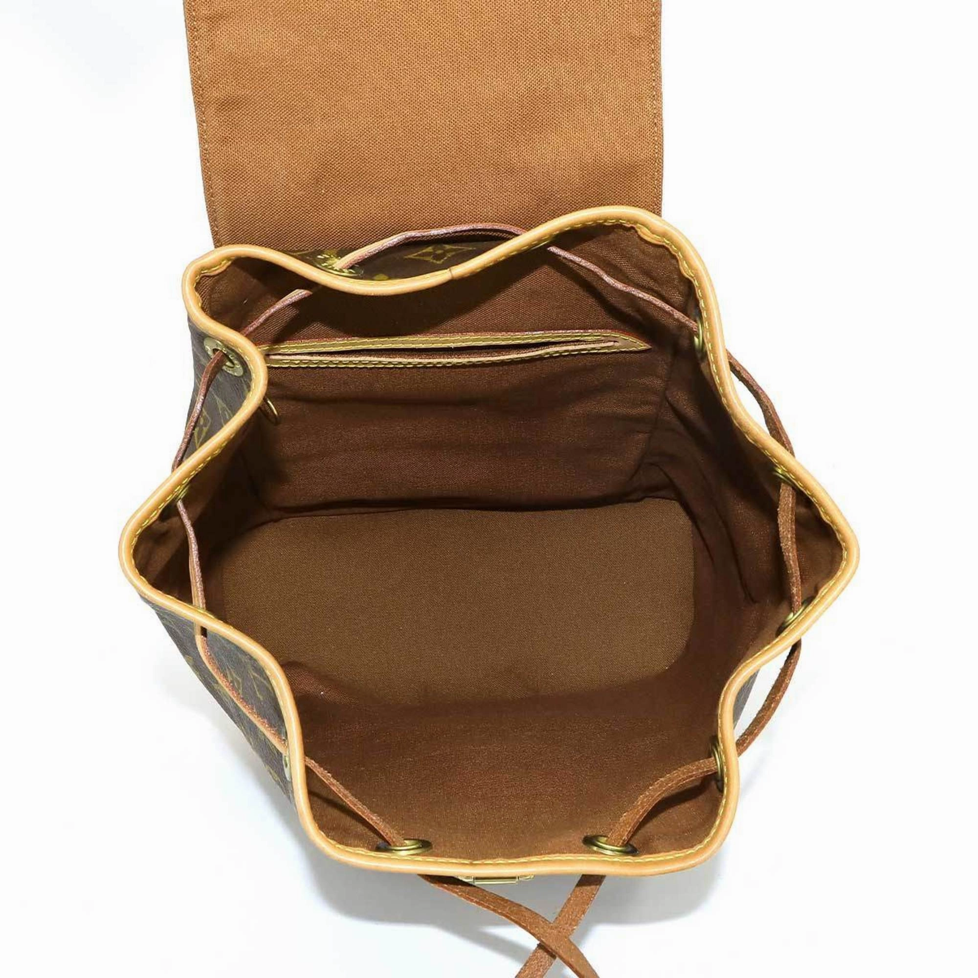 Louis Vuitton Montsouris  Canvas Backpack Bag ()
