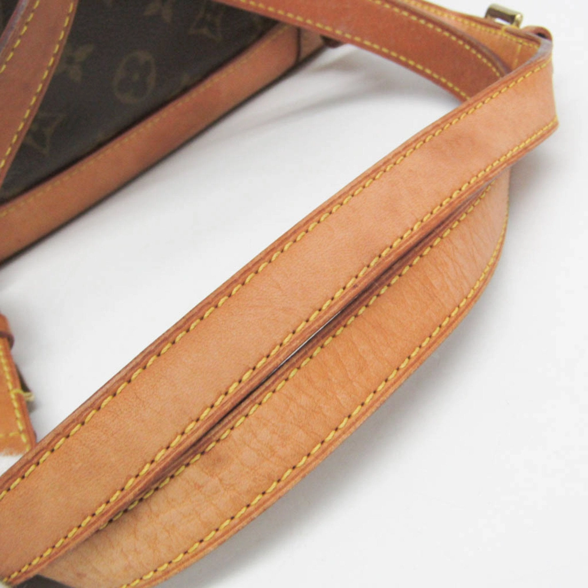 Louis Vuitton Montsouris Mm Brown Canvas Backpack Bag