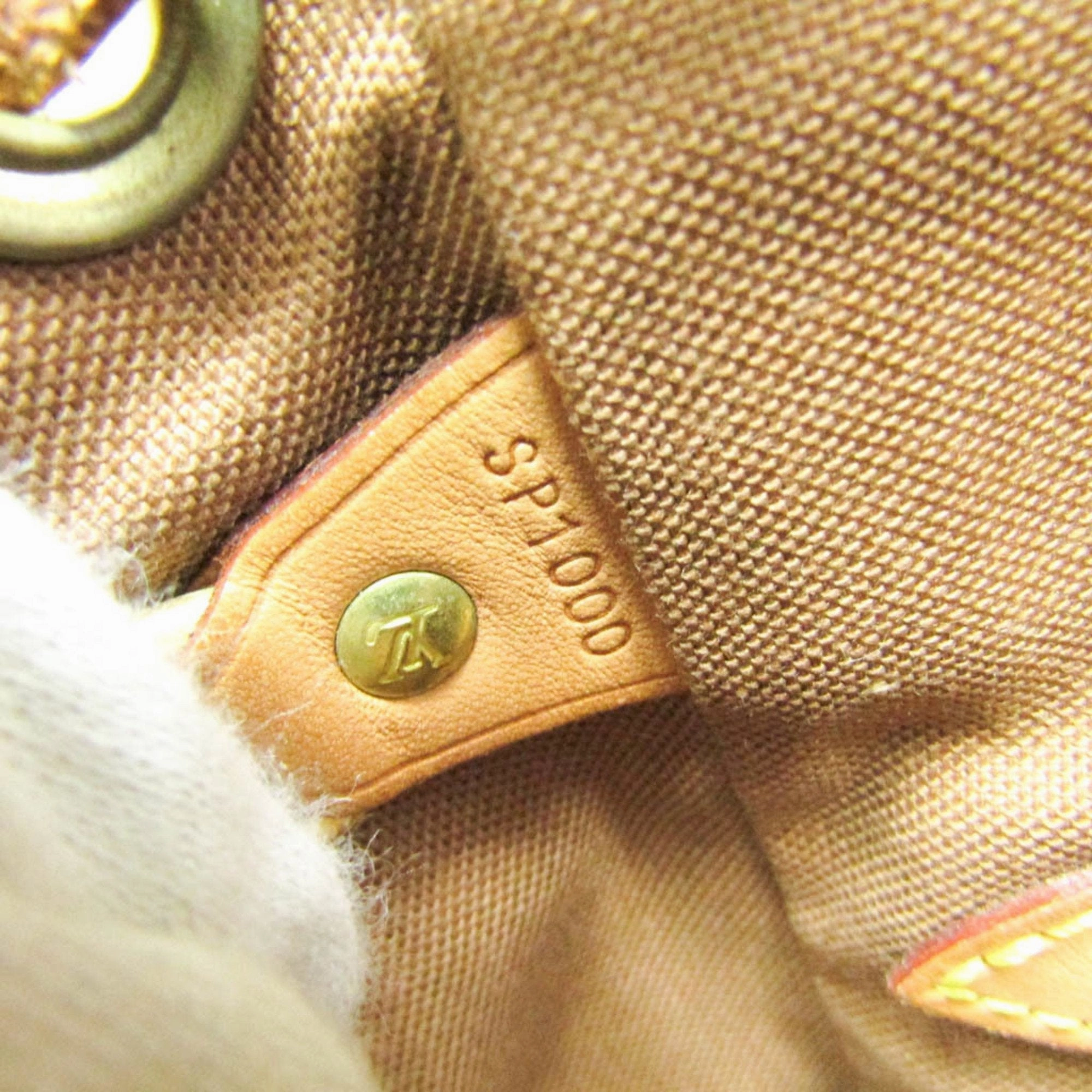 Louis Vuitton Montsouris Mm Brown Canvas Backpack Bag