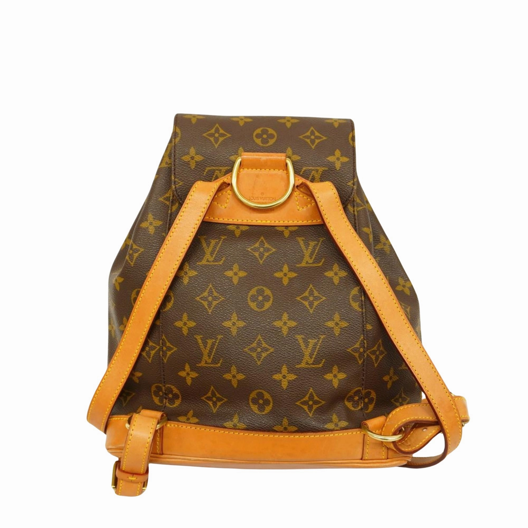 Louis Vuitton Montsouris Mm  Canvas Backpack Bag ()
