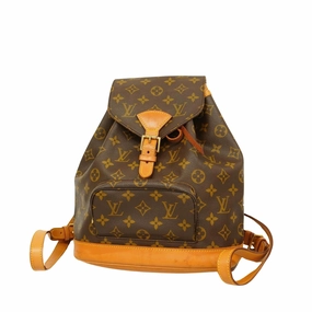 Louis Vuitton Montsouris Mm  Canvas Backpack Bag ()