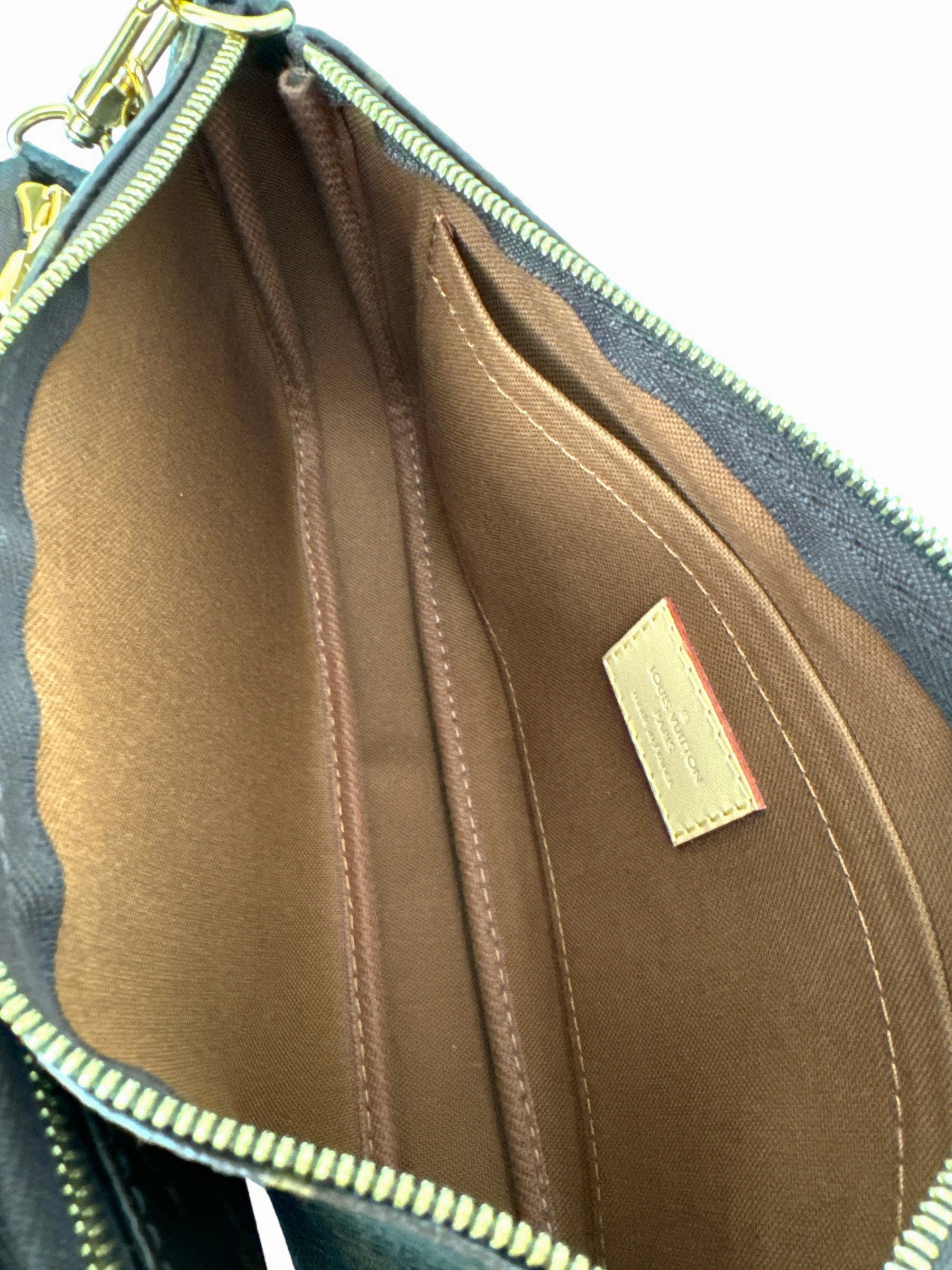 Louis Vuitton Multi Pochette Accessoires Monogram Rose Clair Crossbody Bag