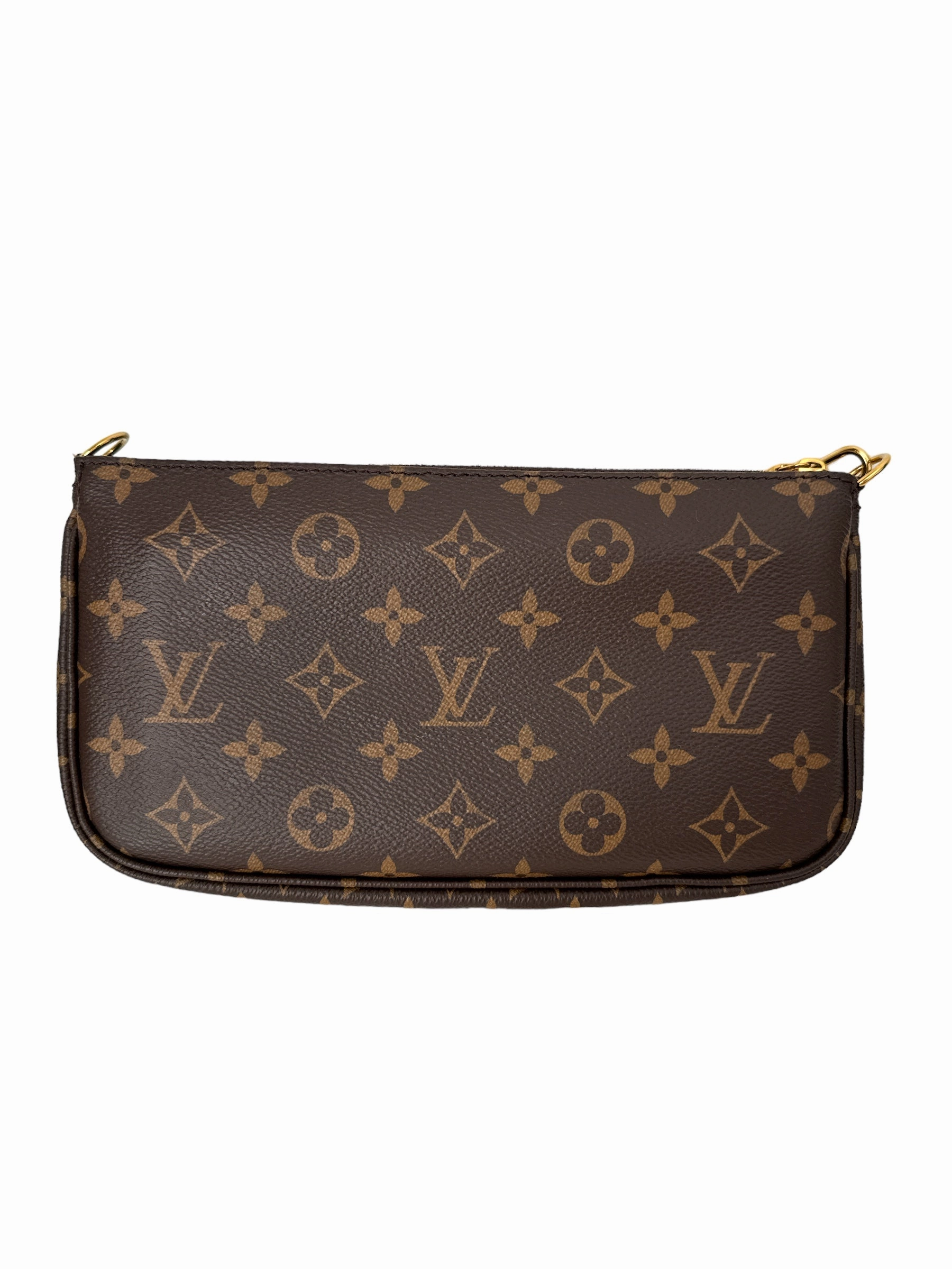 Louis Vuitton Multi Pochette Accessoires Monogram Rose Clair Crossbody Bag