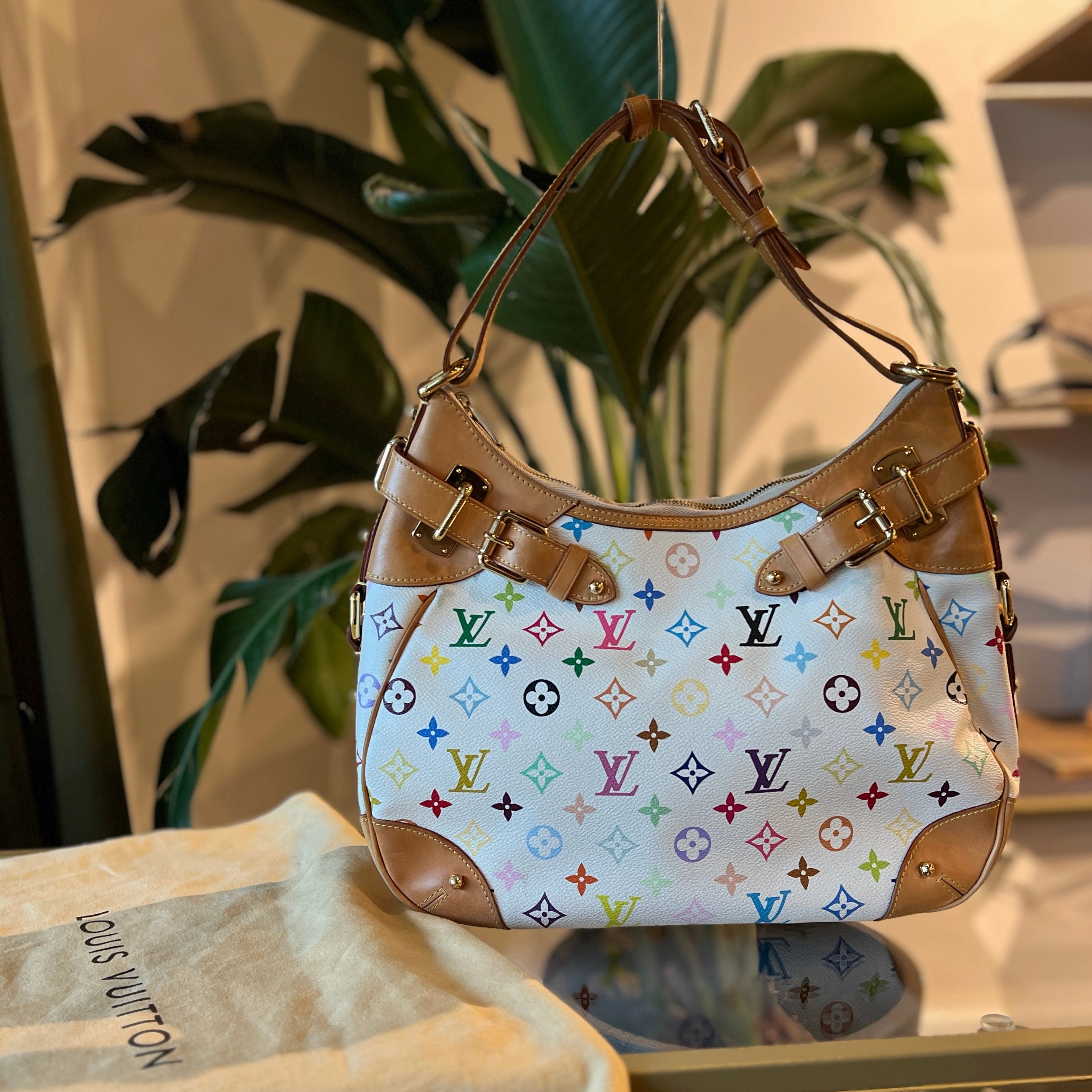 LOUIS VUITTON Multicolor Greta Hobo Shoulder Bag
