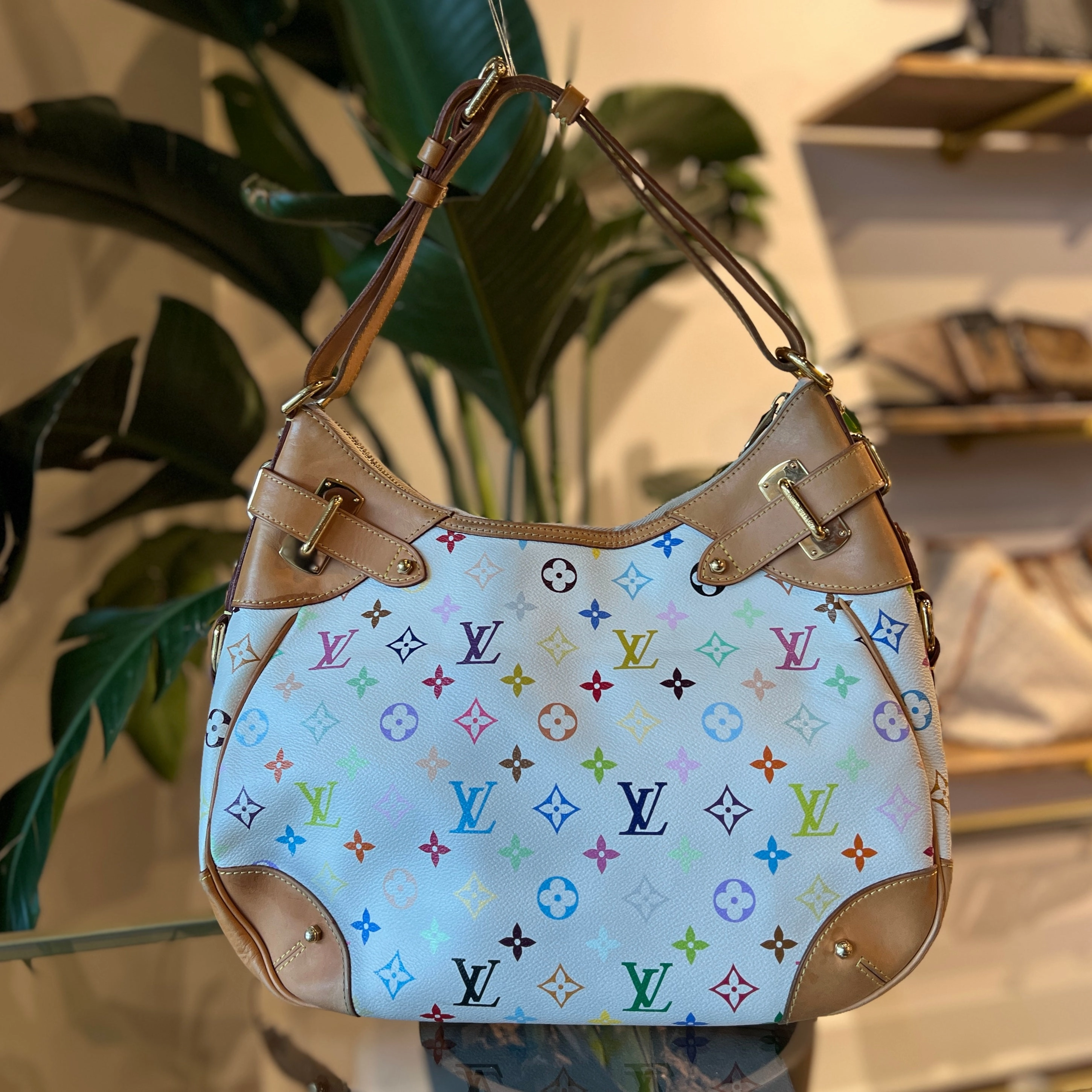 LOUIS VUITTON Multicolor Greta Hobo Shoulder Bag